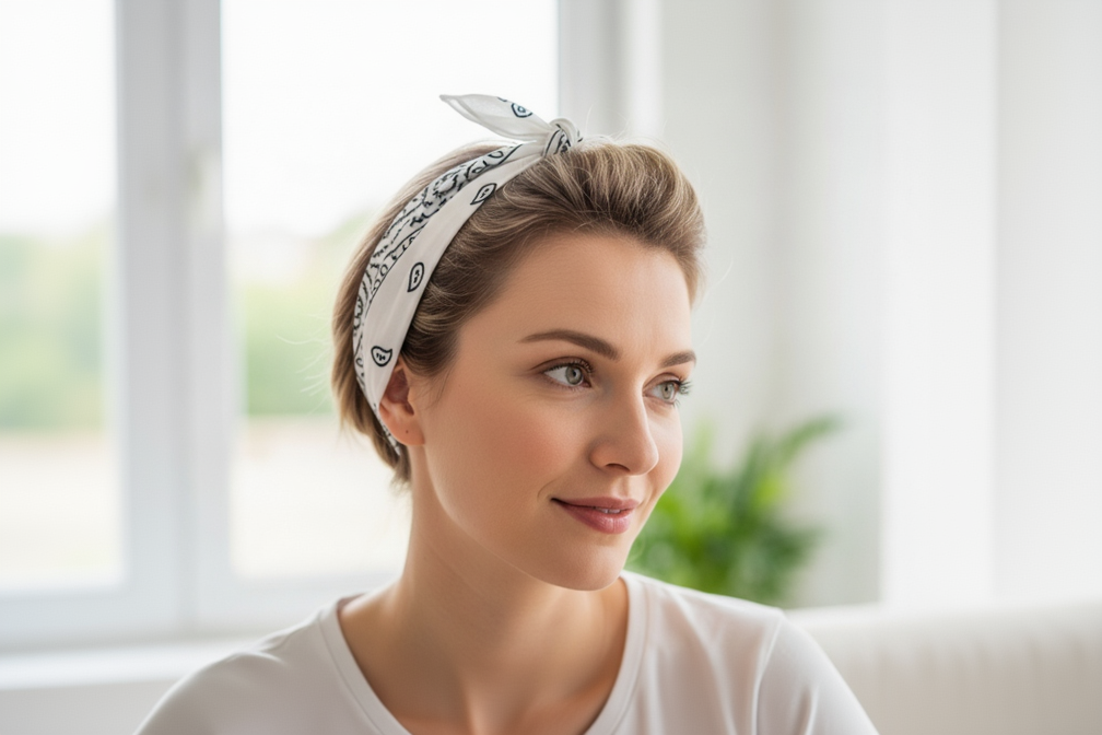 Astuces et Techniques pour Faire Tenir un Bandana sur Cheveux Fins ou Clairsemés