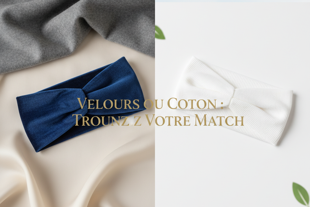 Bandeau velours vs coton : lequel choisir selon votre style et vos besoins ?