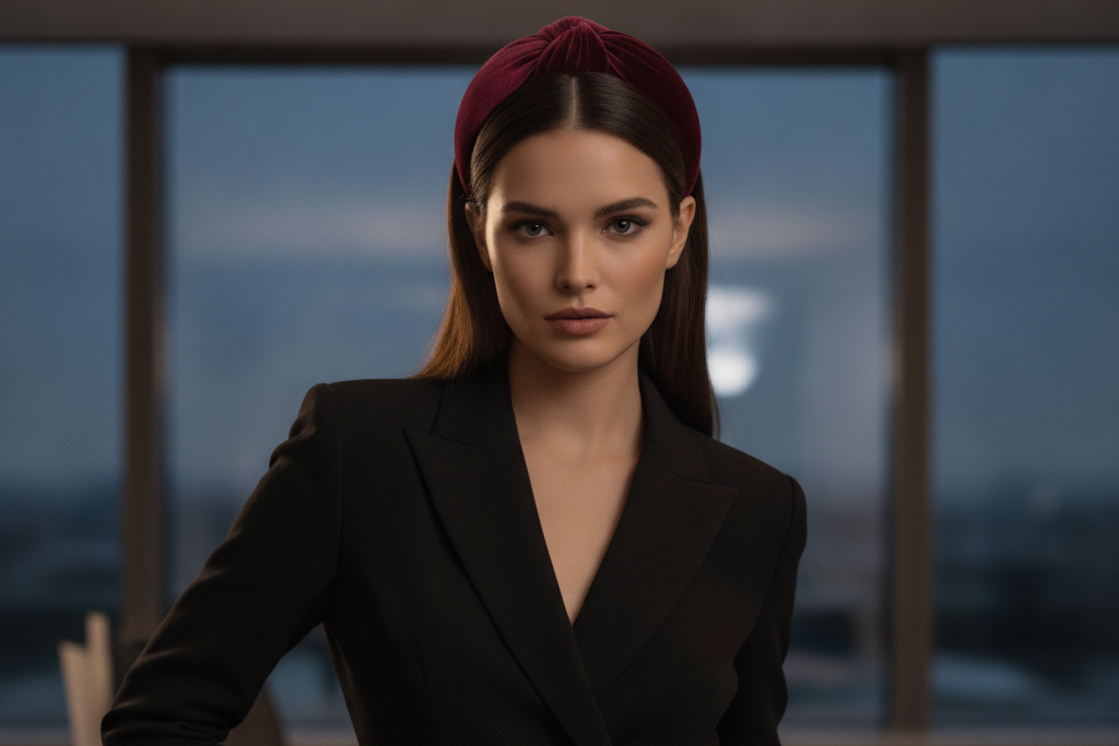 Comment bien porter un bandeau cheveux velours au quotidien et en soirée ?