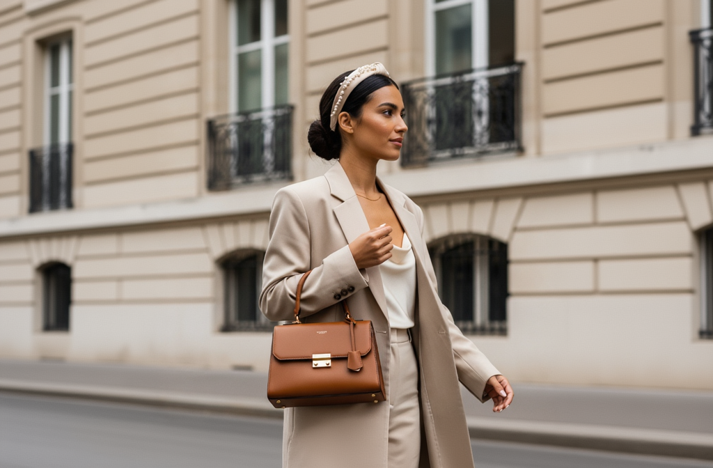 Créer un look urbain chic avec un sac à main et un bandeau : astuces et inspirations