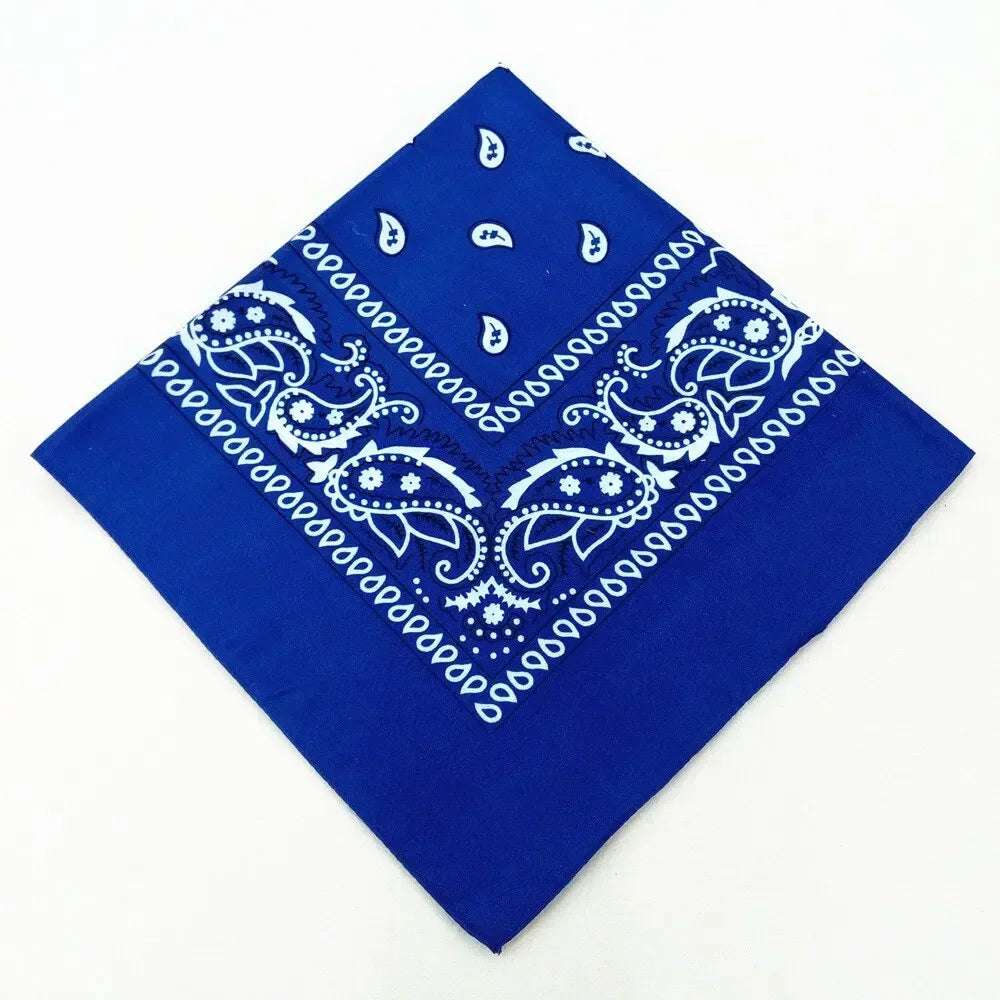 Bandana bleu electrique