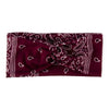 Bandana Bandeau Cheveux bordeaux