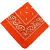 Bandana cheveux orange