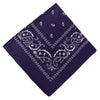 Bandana cheveux violet foncé