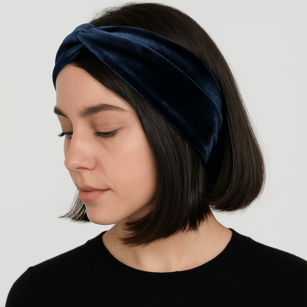 Bandeau croisé velours