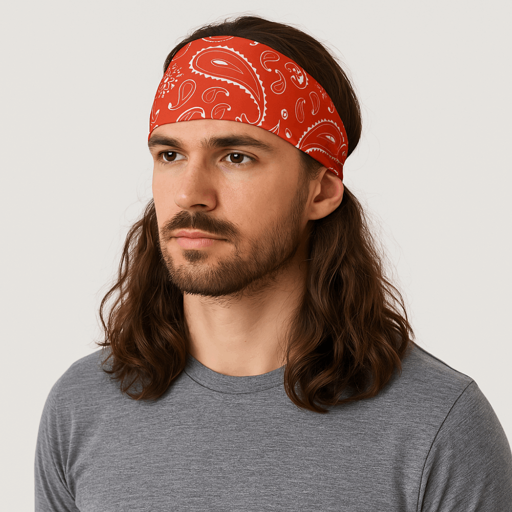 Bandeau homme cheveux long