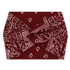Bandeau Bandana Extra Large Bordeaux - Bandeau cheveux femme