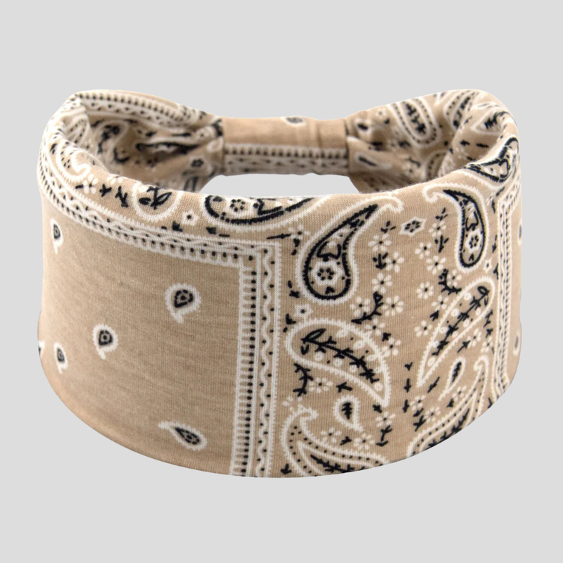 Bandeau Bandana Femme Beige