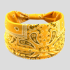 Bandeau Bandana Femme Jaune - bandeau cheveux femme modele atypique