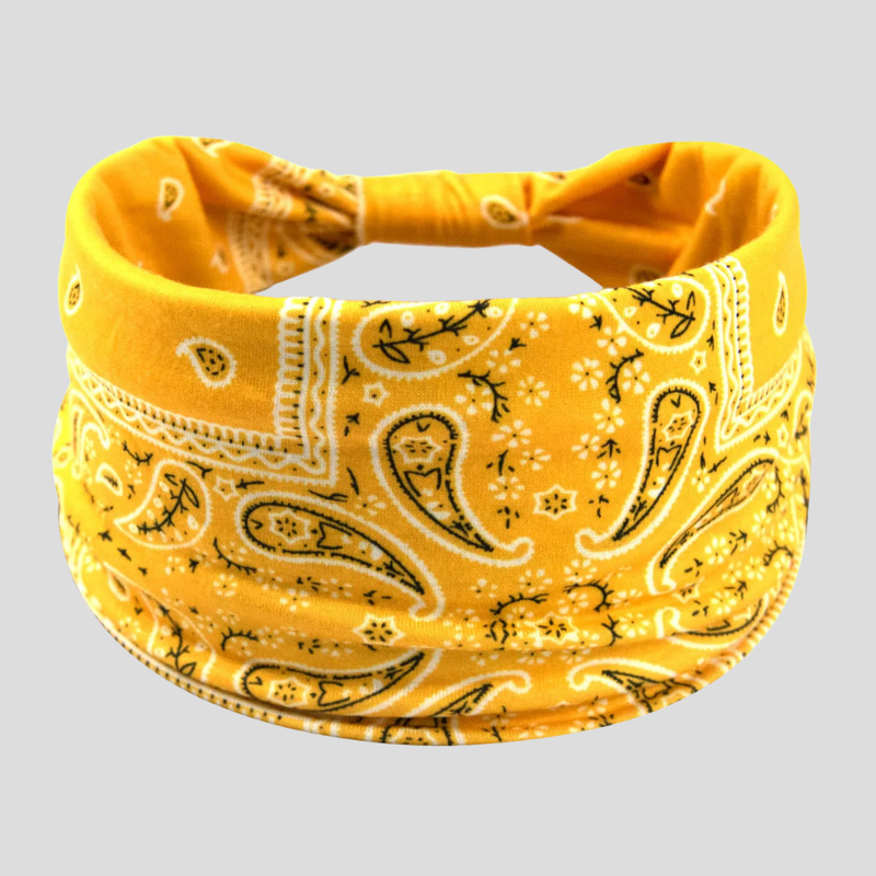 Bandeau Bandana Homme Jaune