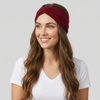 Bandeau Extra Large Cheveux Femme Bordeaux - large bandeau