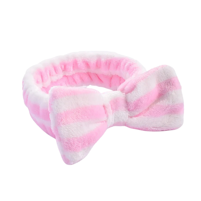 Bandeau Maquillage Bicolore Rose - bandeau maquillage femme