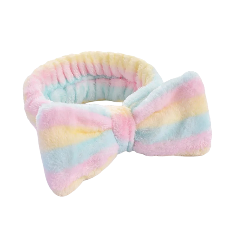 Bandeau Maquillage Tricolore Pastel - bandeau maquillage femme