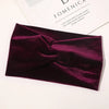 Bandeau Velours rouge