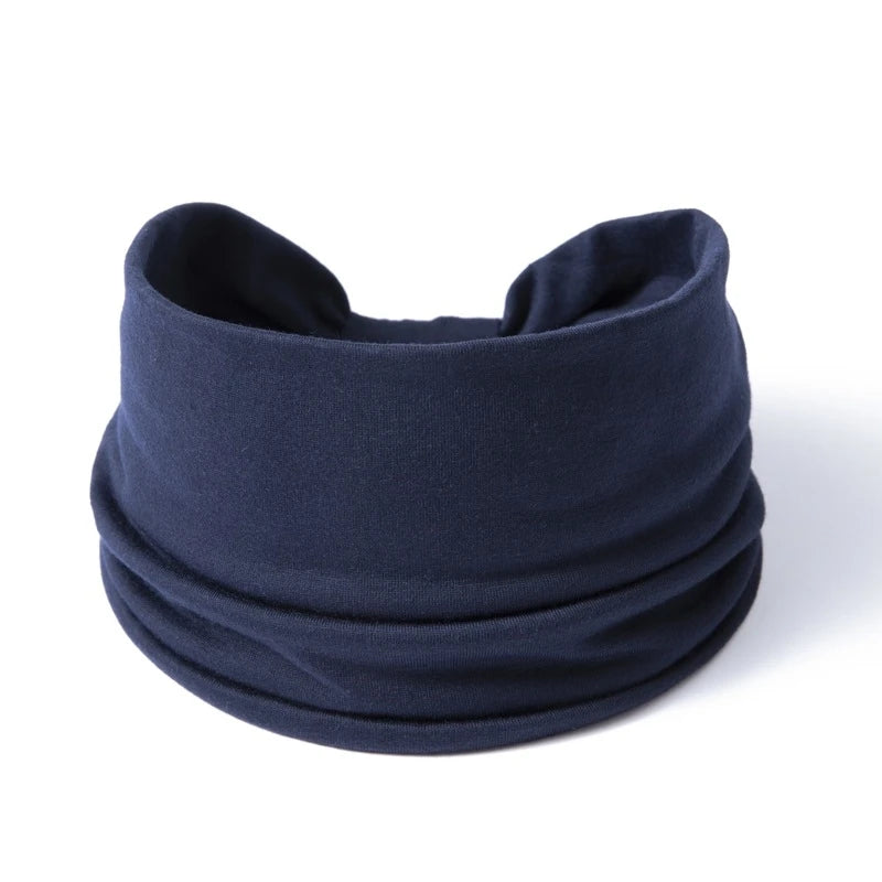 bandeau large cheveux bleu marine - bandeau cheveux femme