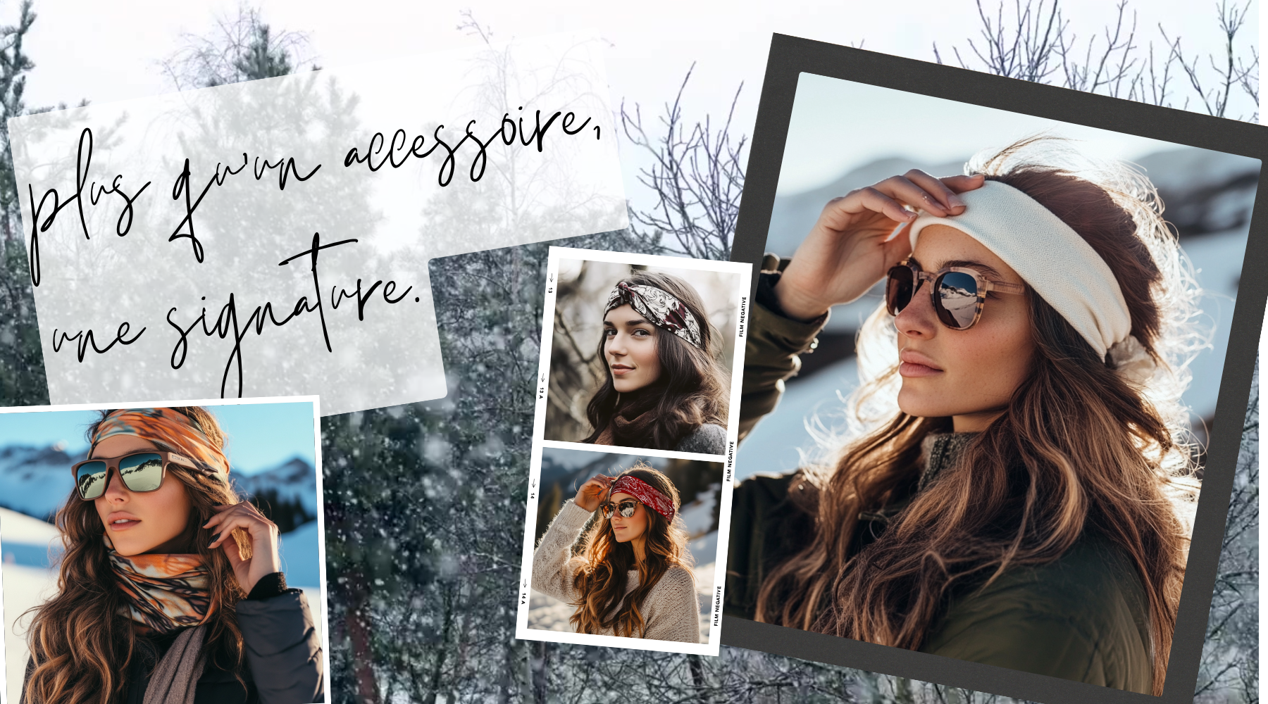 Bandeau femme collection hiver