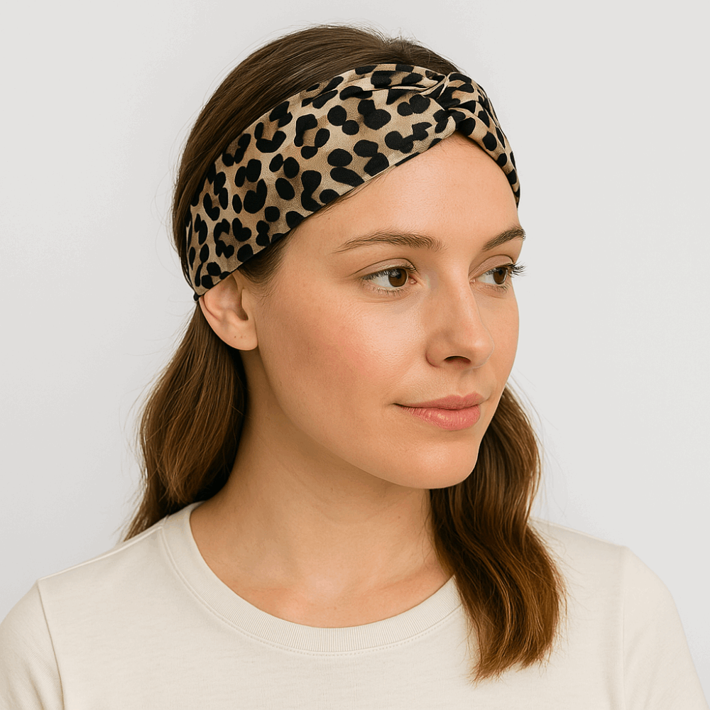 Leopard hairband