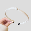 Serre Tete Fin (3pcs) - serre tete femme blanc