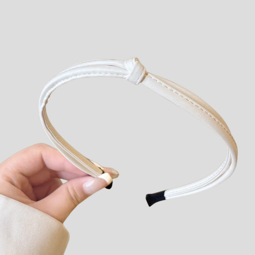 Serre Tete Fin (3pcs) - serre tete femme blanc