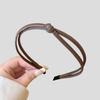 Serre Tete elegant (3pcs) - serre tete femme marron modele