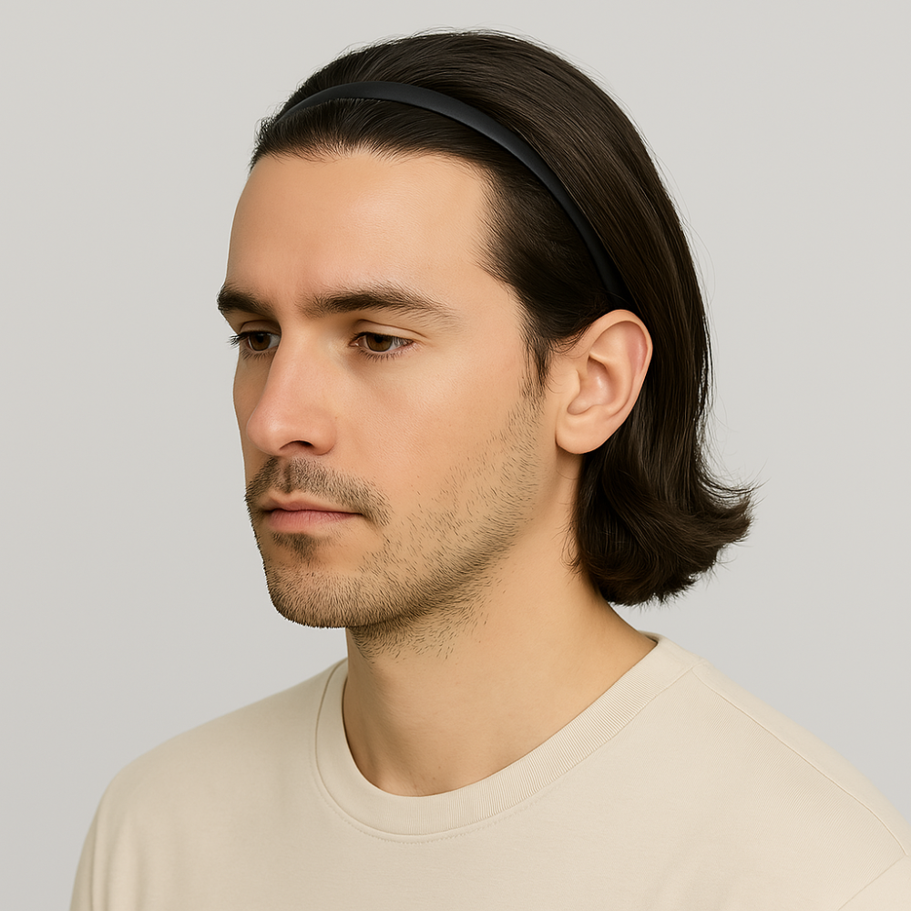 Serre tete homme noir