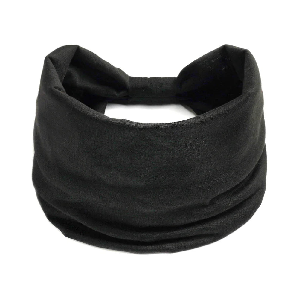 Bandeau cheveux noir 14 cm