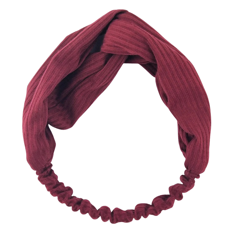 bandeau fin cheveux femme bordeaux - bandeau cheveux femme