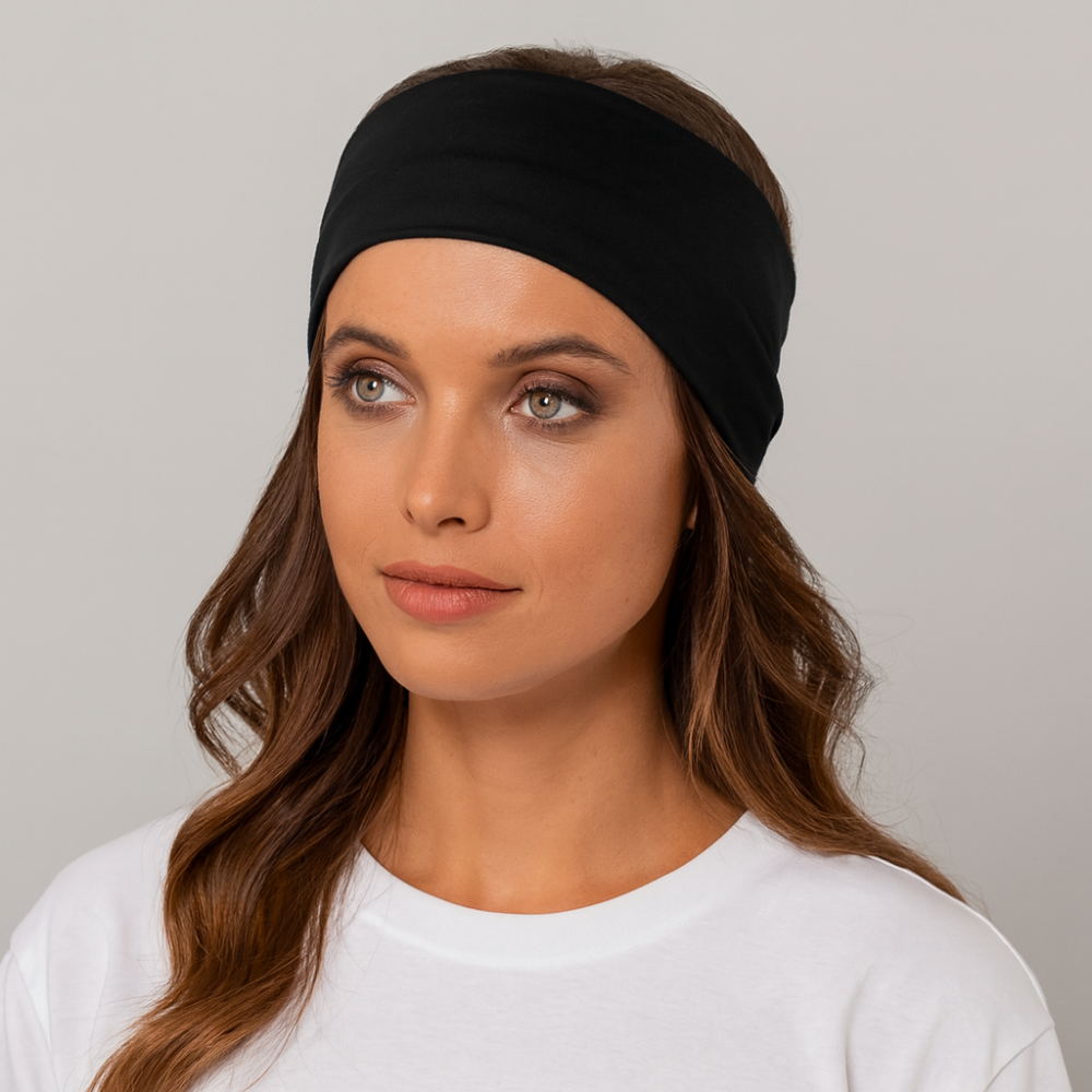 bandeau large cheveux noir - bandeau cheveux femme