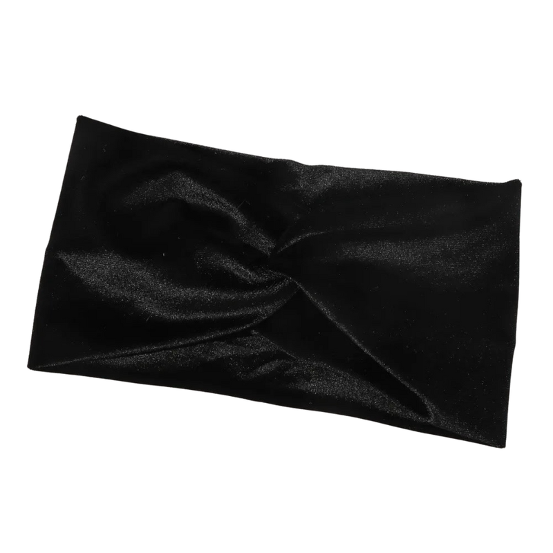 bandeau cheveux noir velours - bandeau cheveux femme